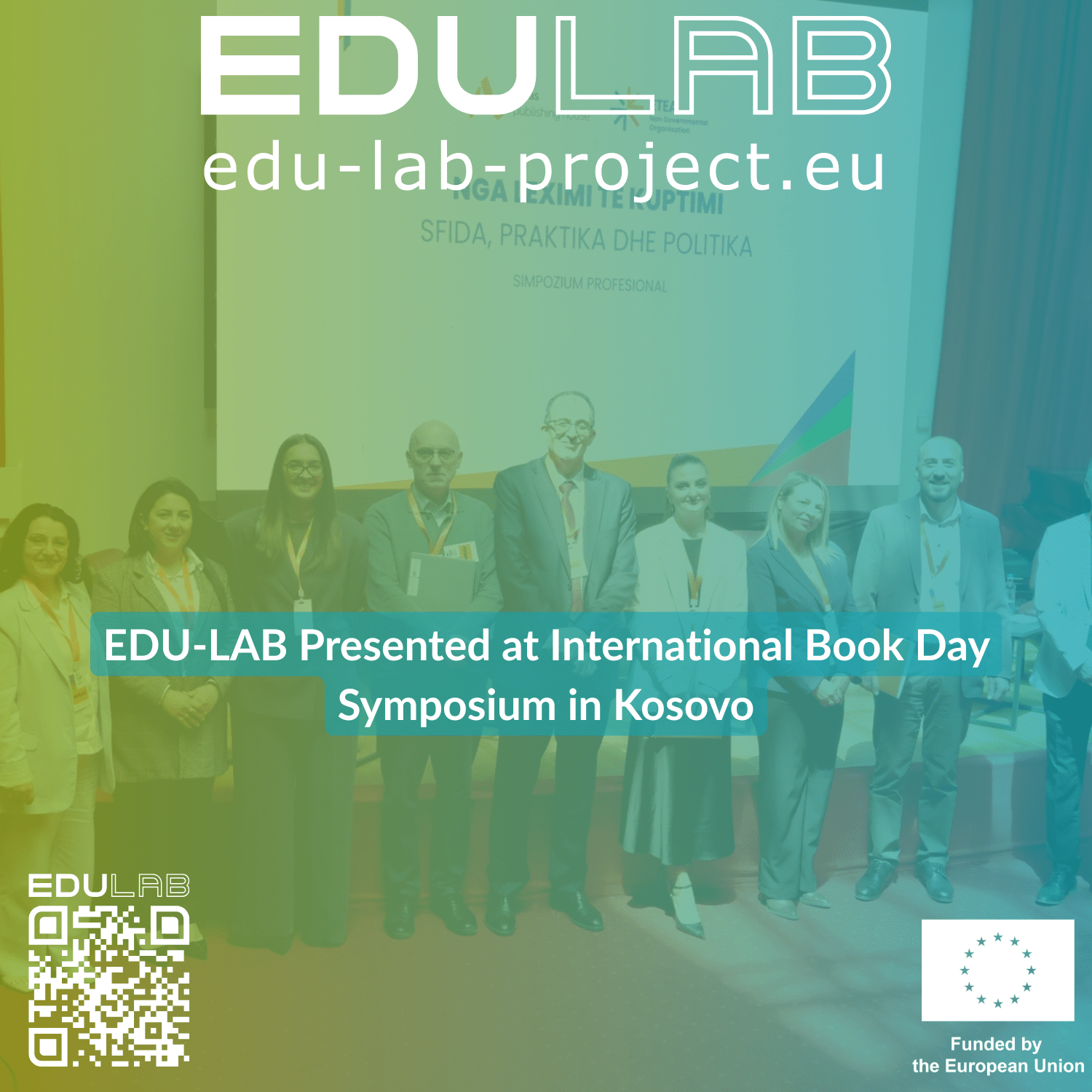 Featured image for “EDU-LAB Presented at International Book Day Symposium in Kosovo”