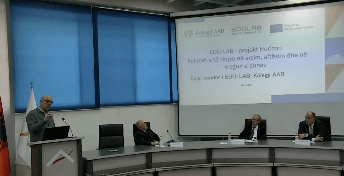 EDU-LAB presented at the Kosovo Academy of Sciences and Arts roundtable