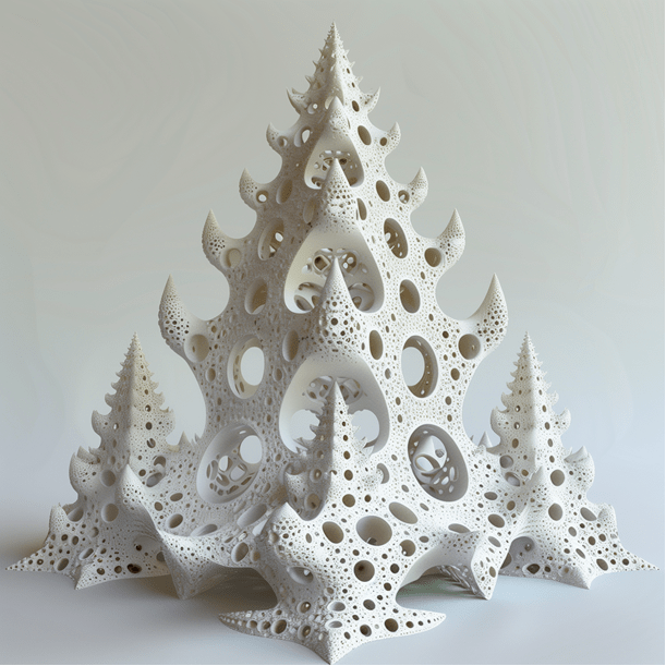 Artistic image of a fractal, from Self-Different Fractals and Innovation